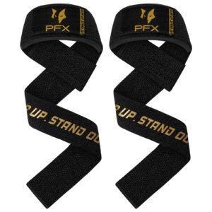 PFX Golden Series Weightlifting Straps – Elite Grip Enhancement