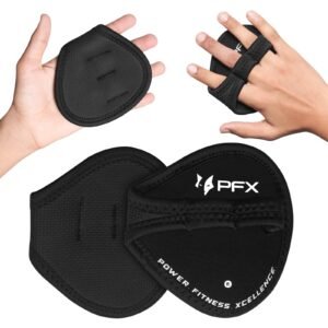 PFX Sports Classic Anti-Slip Grip Pads | Weightlifting Palm Protectors (One Size Fits All)