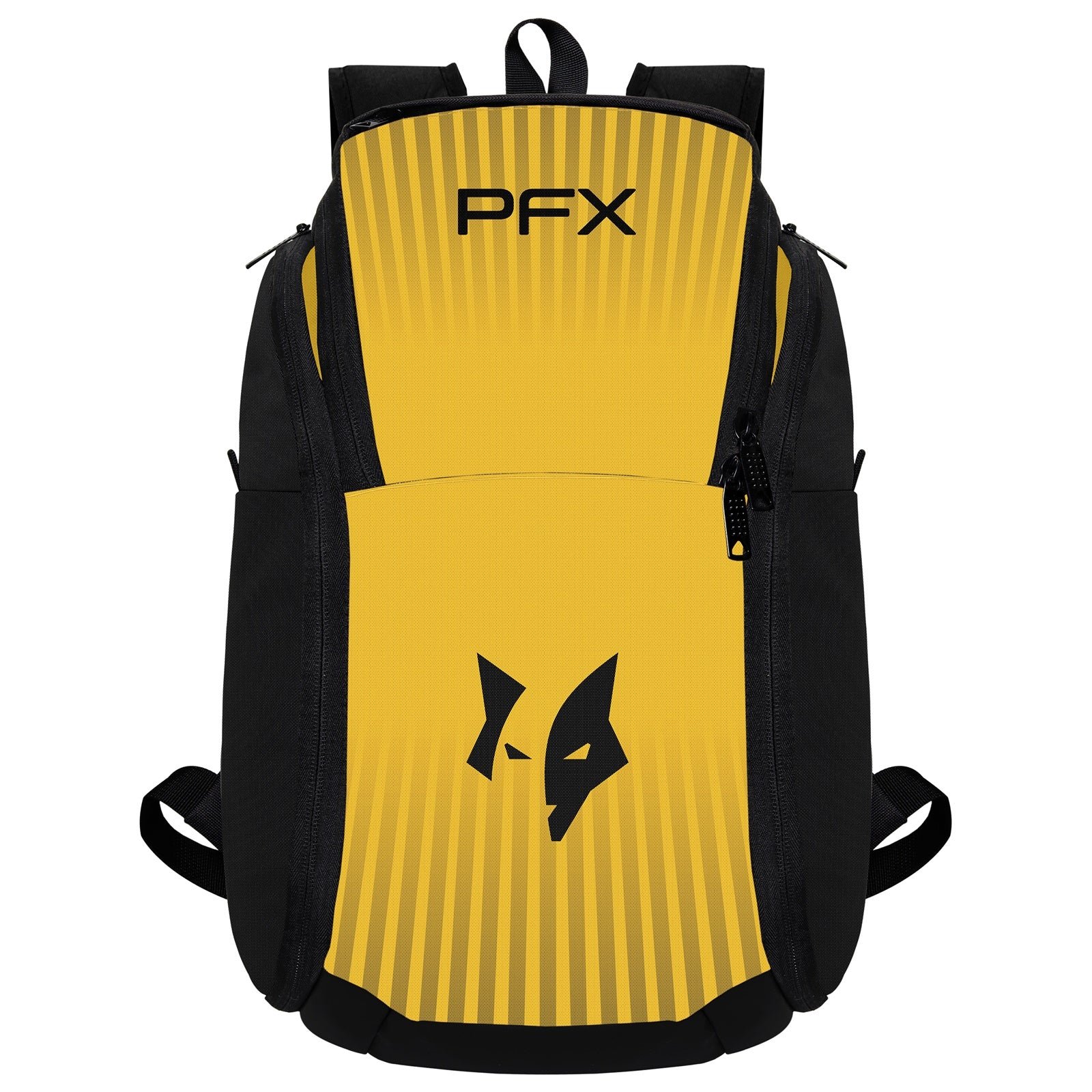 PFX Sports Volt Yellow Backpack | High-Visibility Training Bag (Black/Gold) – purple - Image 2