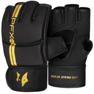 PFX Golden Series MMA Sparring Gloves – Elite Combat Performance