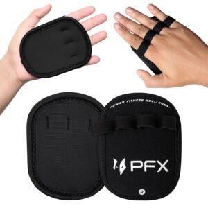 PFX Sports Pro-Grip Anti-Slip Grip Pads | Weightlifting Palm Protectors (One Size Fits All)