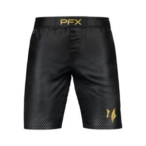 PFX Tactical-Series MMA & Grappling Shorts – Black / Gold