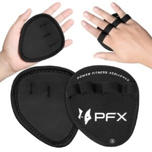 PFX Sports Alpha Anti-Slip Grip Pads | Weightlifting Palm Protectors (One Size Fits All)