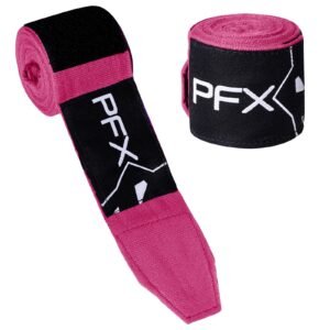PFX Sports Professional Boxing Hand Wraps | 4.5M Extended Length – pink