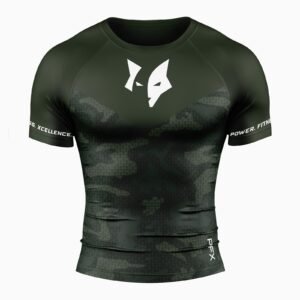 PFX Stealth-Series Camo Compression Rash Guard – Tactical / Olive