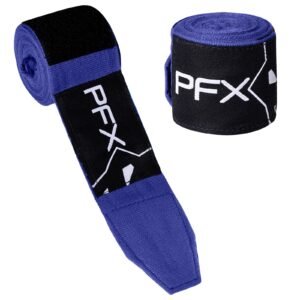 PFX Sports Professional Boxing Hand Wraps | 4.5M Extended Length – blue