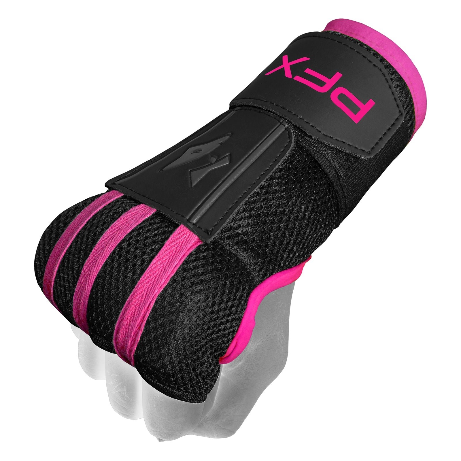 PFX Sports Fast Wraps | Quick-Wrap Boxing Inner Gloves for Knuckle Protection – pink