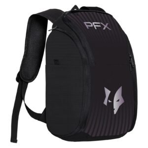 PFX Sports Volt Yellow Backpack | High-Visibility Training Bag (Black/Gold) – black