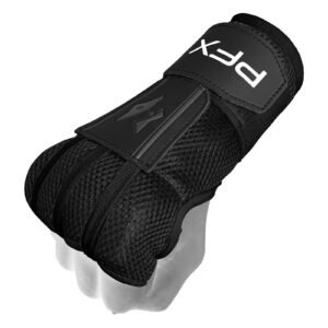 PFX Sports Fast Wraps | Quick-Wrap Boxing Inner Gloves for Knuckle Protection – black