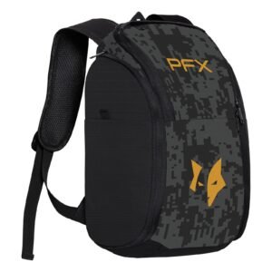 PFX Sports Digital Camo Backpack | Tactical Gear & Utility Bag (Black/Gold Camo) – gold