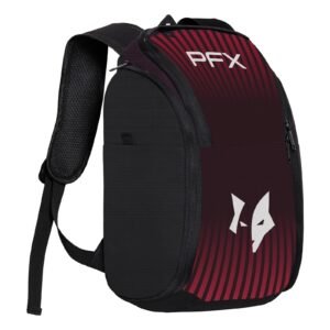 PFX Sports Volt Yellow Backpack | High-Visibility Training Bag (Black/Gold) – red