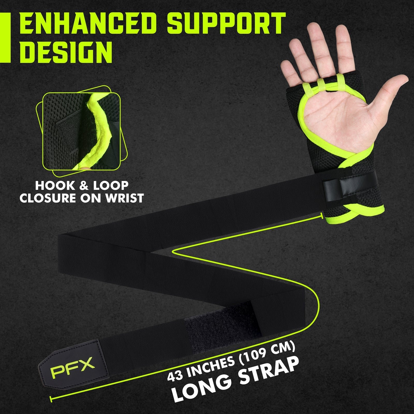 PFX Sports Fast Wraps | Quick-Wrap Boxing Inner Gloves for Knuckle Protection – black - Image 6
