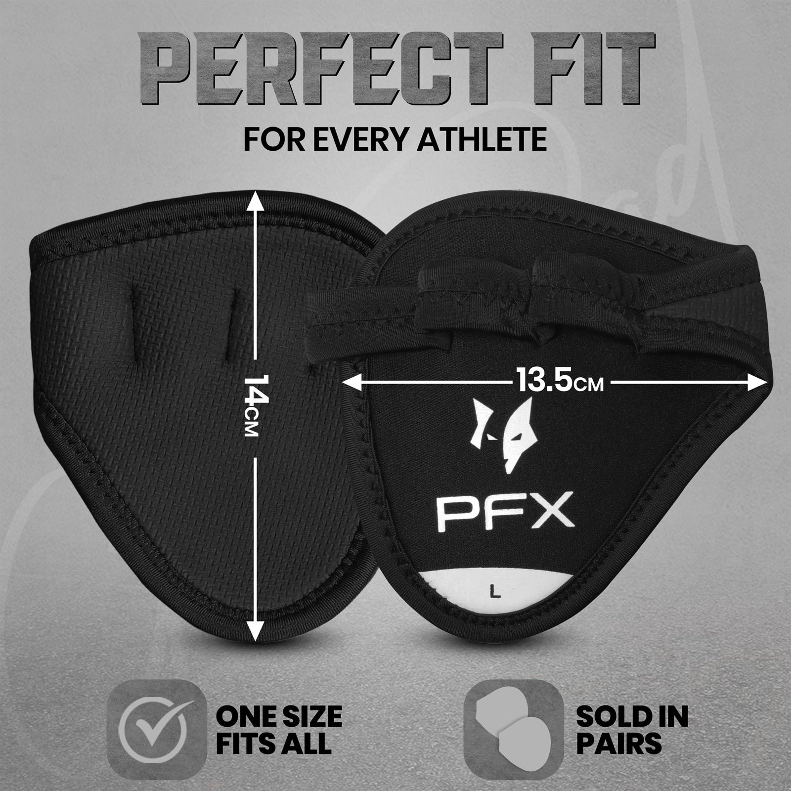 PFX Sports Fusion Anti-Slip Grip Pads | Weightlifting Palm Protectors (One Size Fits All) - Image 6
