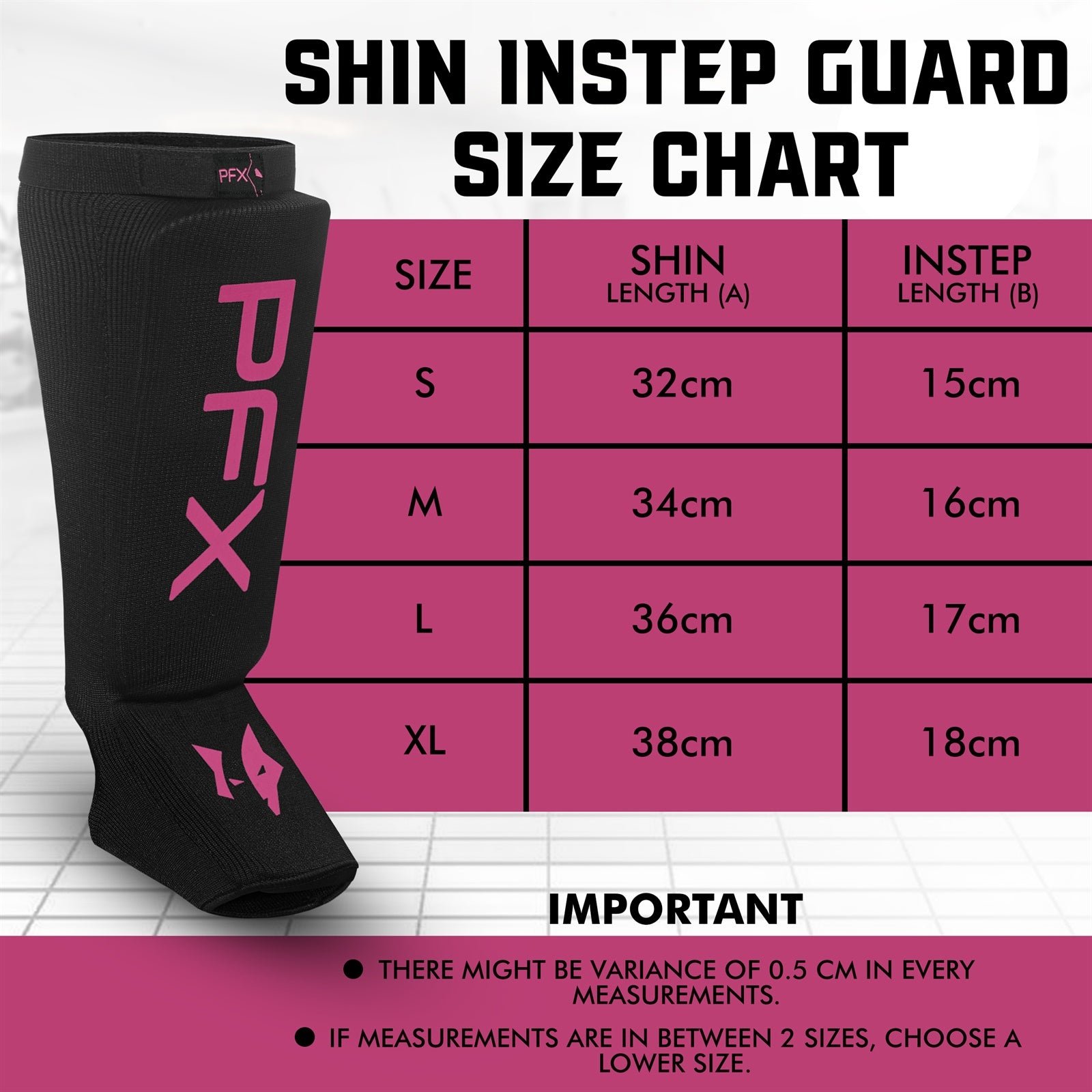 PFX Sports Shin Guard Foam – yellow - Image 3