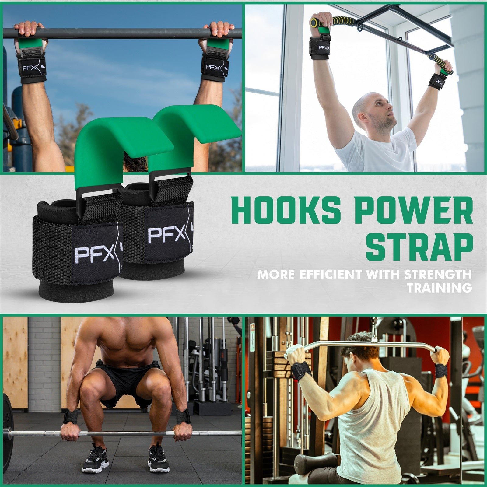 PFX Sports Weight Lifting Hooks – Heavy-Duty Steel Hook Straps for Deadlifts, Pull-Ups, and Strength Training – pink - Image 6