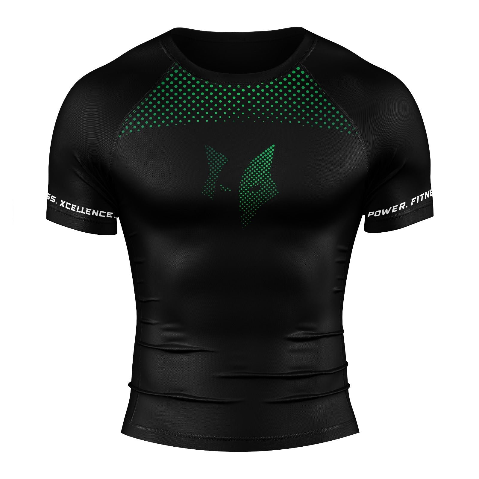 PFX Sports - Compression Rash Guard – Short Sleeve – green