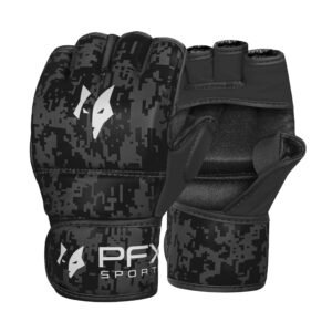 PFX MMA Fighting Gloves – Black / White