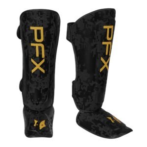 PFX Sports Shin Guards – Black / Gold