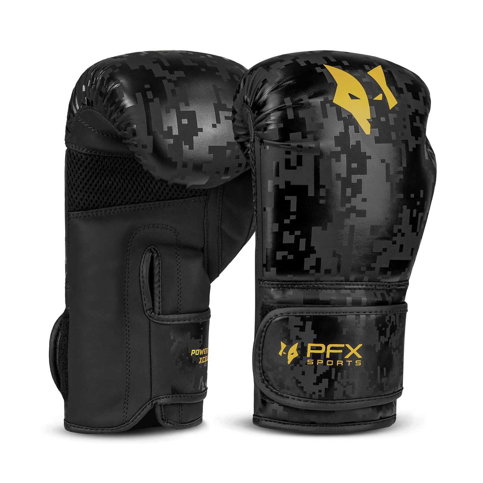PFX Sports Kids Boxing Gloves – 4oz-6oz – Black / Gold