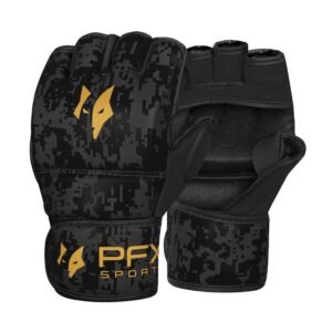 PFX MMA Fighting Gloves – Black / Gold