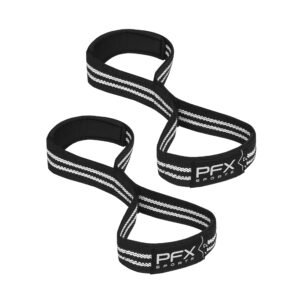 PFX Grip Strength Bundle (Weightlifting Wrap Straps, Lifting Straps & Figure 8 Straps) + Free Drawstring Bag – pink
